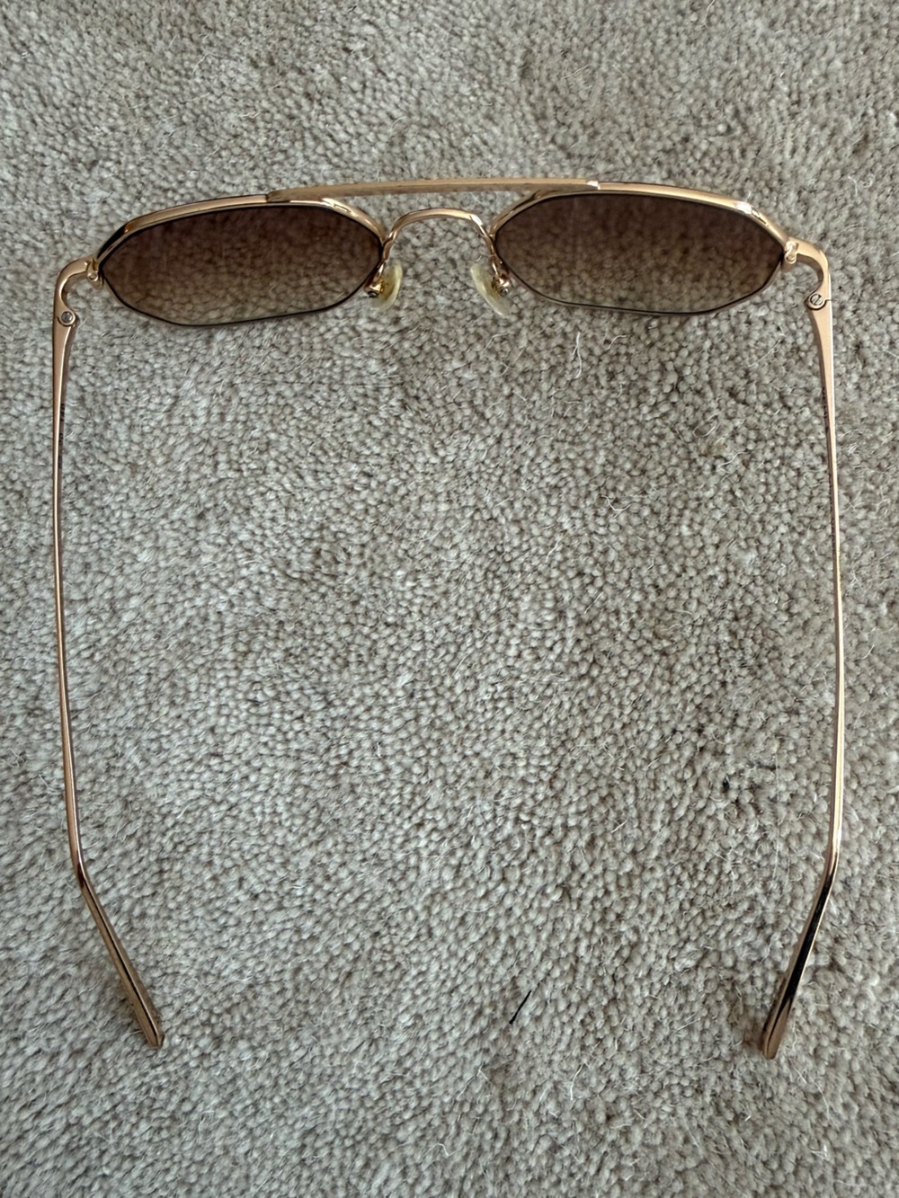 VEHLA Gold Frame Brown Gradient Lens Men's Sunglasses - Picture 5 of 5